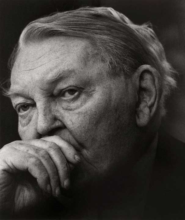 Portrait von Ludwig Erhard fotografiert von Konrad Rufus Müller
