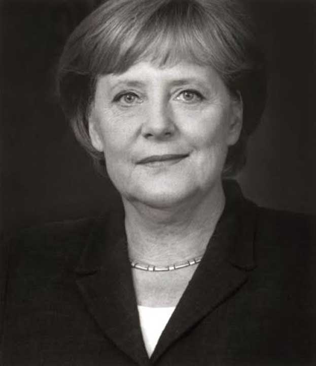 Portrait von Angela Merkel fotografiert von Konrad Rufus Müller